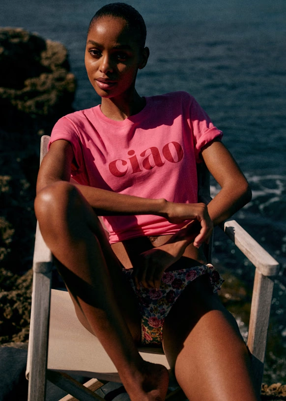 Ciao T-Shirt - Pink / Red
