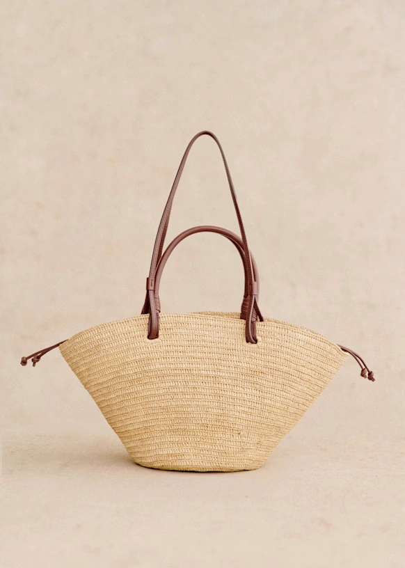 Justine Basket Bag - Embroidered Flowers 4 Justine Basket Bag - Embroidered Flowers