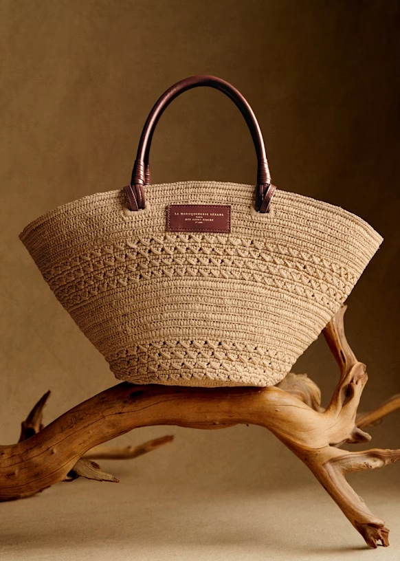 Justine Basket Bag - Embroidered Flowers 5 Justine Basket Bag - Embroidered Flowers