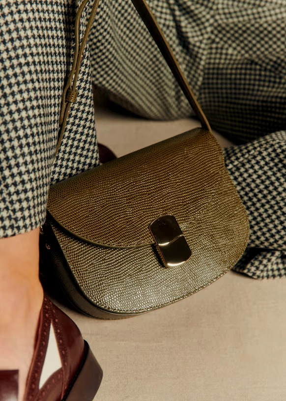 Claude Bag - Ecru and Black Snakeskin 13 Claude Bag - Ecru and Black Snakeskin