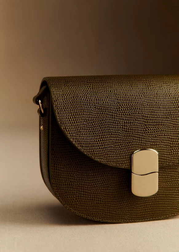 Claude Bag - Ecru and Black Snakeskin 18 Claude Bag - Ecru and Black Snakeskin