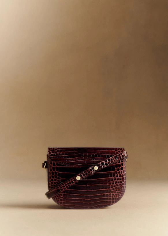 Claude Bag - Ecru and Black Snakeskin 64 Claude Bag - Ecru and Black Snakeskin