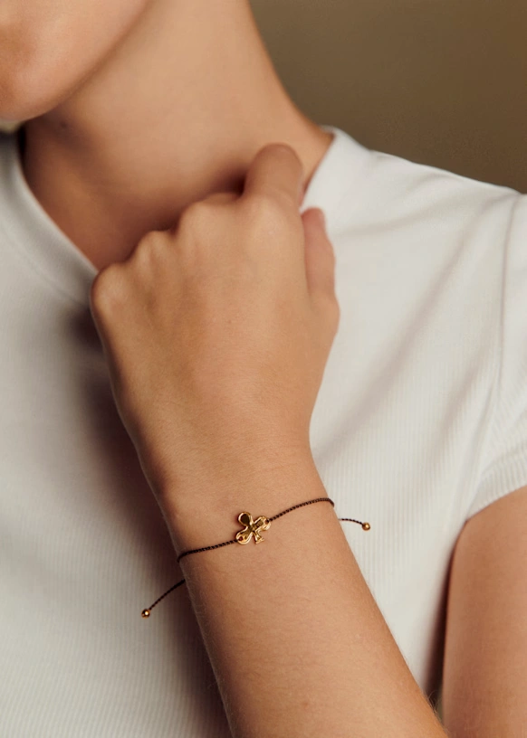 Pulsera Lulu - Trébol chocolate