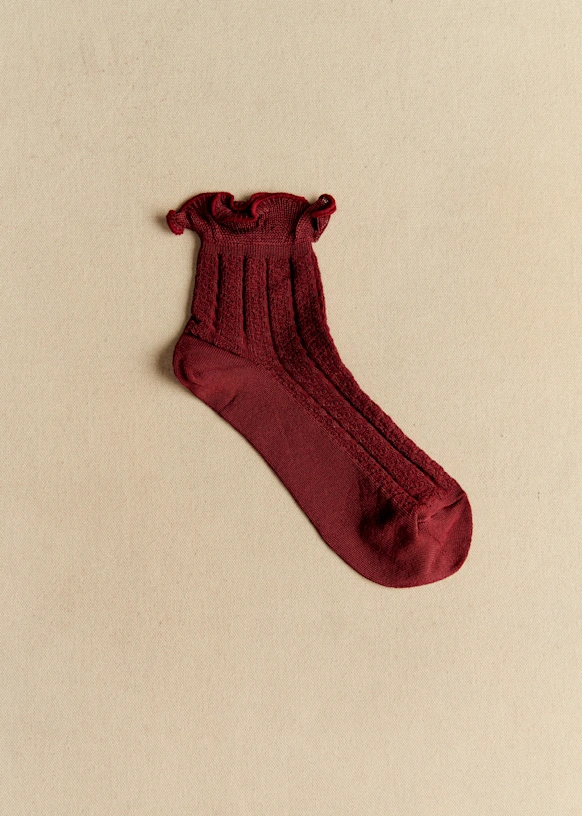 Calcetines Deva - Burdeos