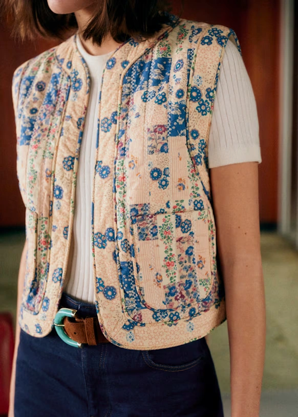 Tadeo Jacket - Blue Patchwork Print 1 Tadeo Jacket - Blue Patchwork Print