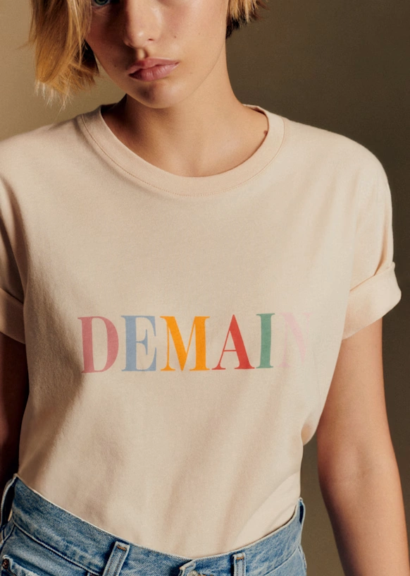 Demain T-Shirt - Cream / Multicolour