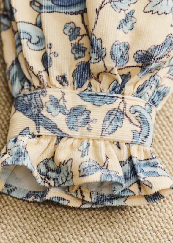Linaya Blouse - Petit Sézane x Antoinette Poisson - Blue Birds Print 5 Linaya Blouse - Petit Sézane x Antoinette Poisson - Blue Birds Print