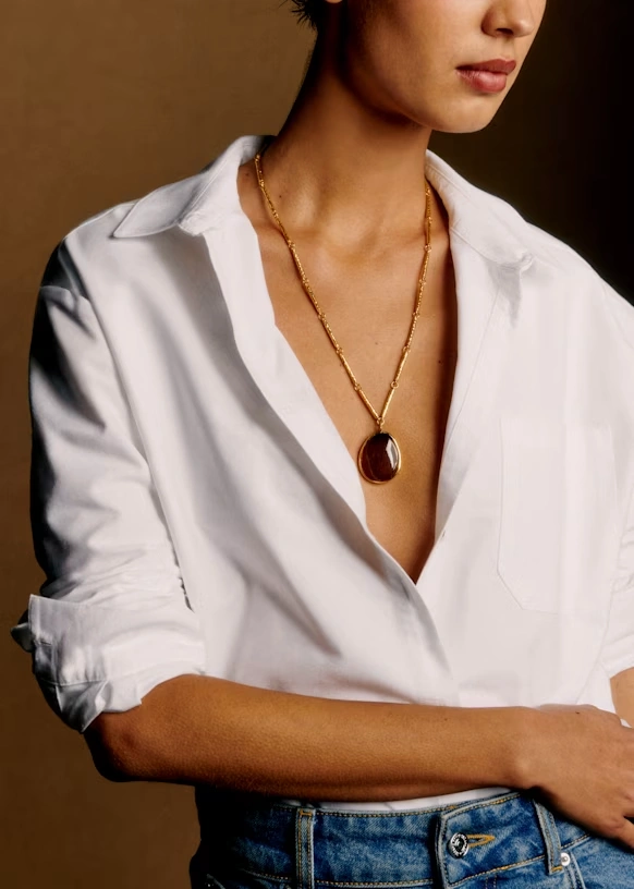 Ariel Necklace - Plum