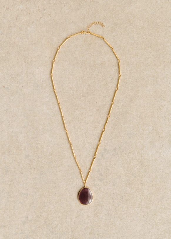 Ariel Necklace - Plum