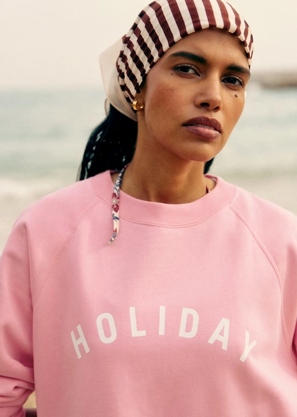 Holiday Sweat-Shirt - Sézane x Holiday - Chalk / Navy 7 Holiday Sweat-Shirt - Sézane x Holiday - Chalk / Navy