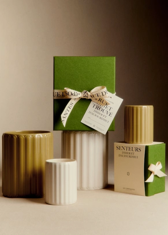 Pianissimo Candle - Le Jardin - Olive Green