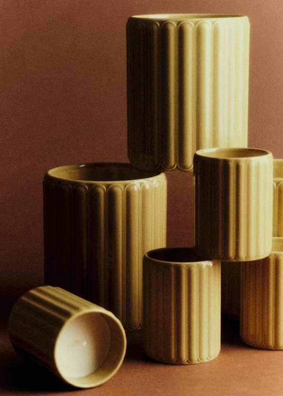 Pianissimo Candle - Le Jardin - Olive Green
