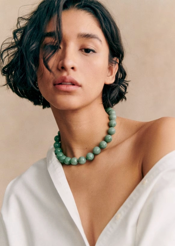 Danae Necklace - Green