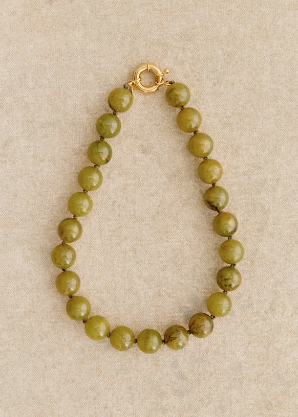 Danae Necklace - Green