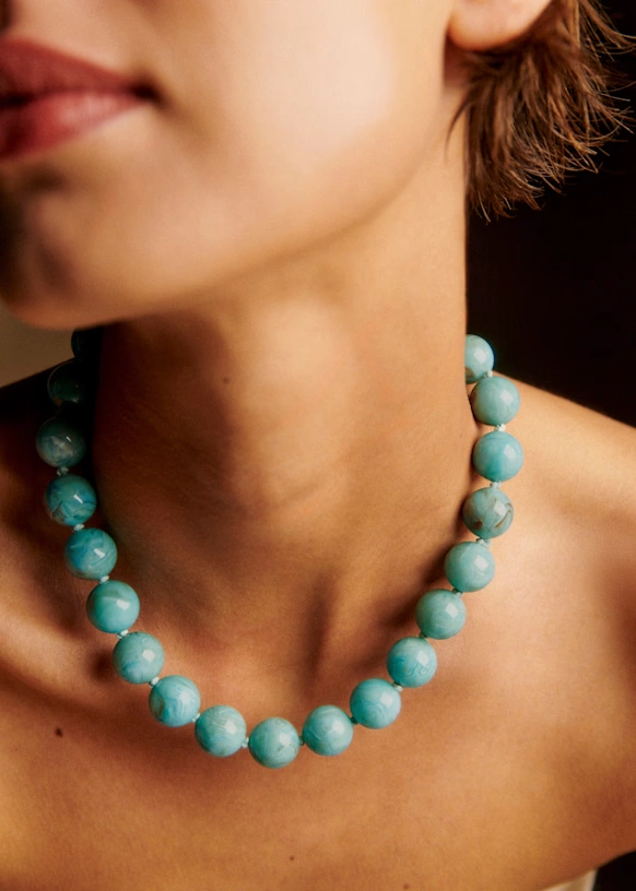 Danae Necklace - Green