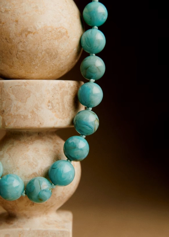 Danae Necklace - Green