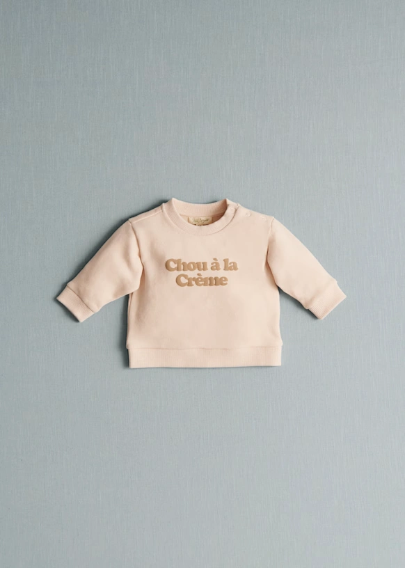 Sudadera Chou à la crème - Crema / arena suave