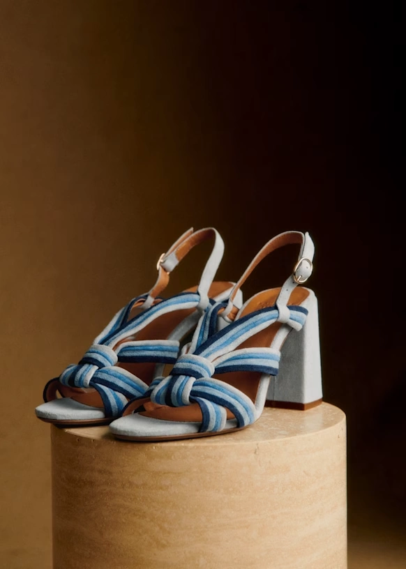 Sandalias High Mélissa - Azul Multi 2 Sandalias High Mélissa - Azul Multi