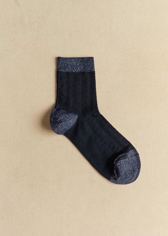 Calcetines Bianca - Oro Azul Marino