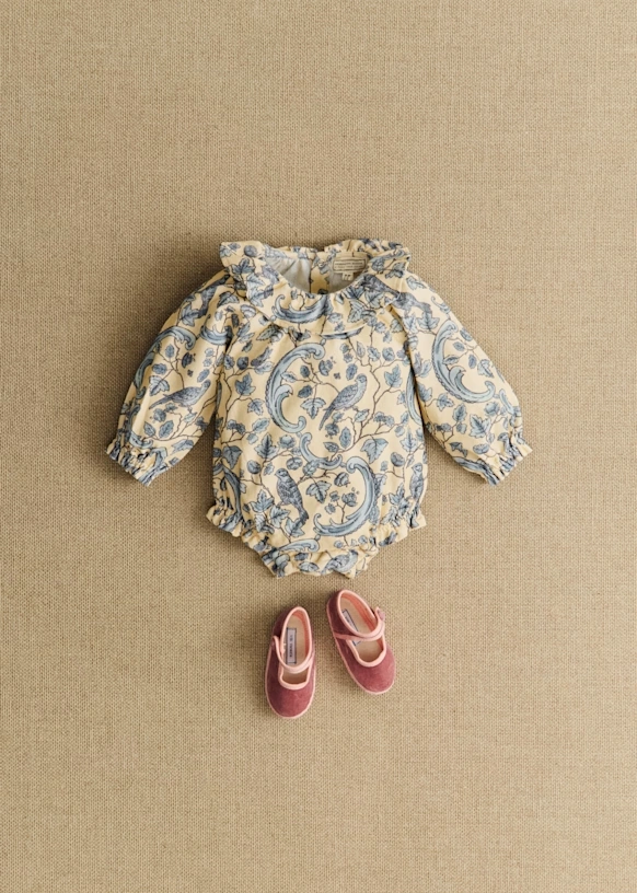 Lina Suit - Petit Sézane x Antoinette Poisson - Blue Birds Print