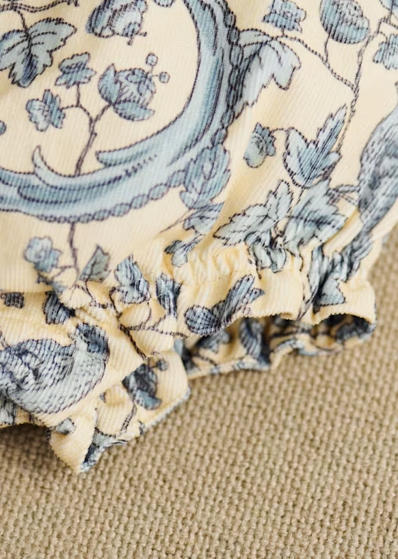 Lina Suit - Petit Sézane x Antoinette Poisson - Blue Birds Print 3 Lina Suit - Petit Sézane x Antoinette Poisson - Blue Birds Print