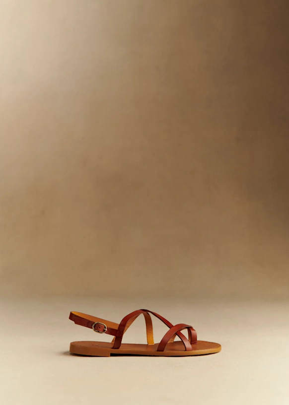 Sandalias Low Adeline - Cuero natural Heritage 5 Sandalias Low Adeline - Cuero natural Heritage