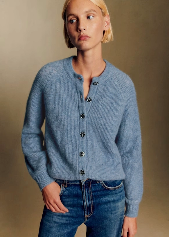 Othello Cardigan - Ice Blue 2 Othello Cardigan - Ice Blue
