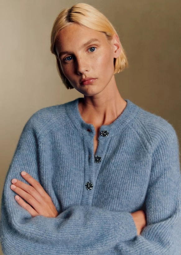 Othello Cardigan - Ice Blue 3 Othello Cardigan - Ice Blue