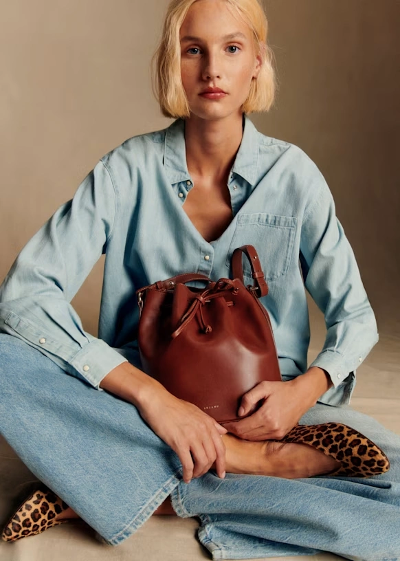 Bolso Farrow - Cámel Liso Héritage