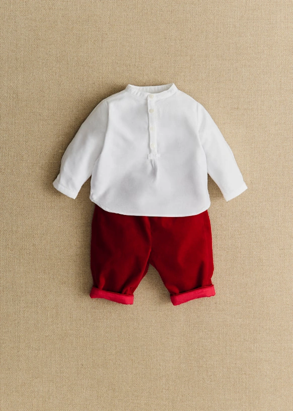 Pantalón Edgar - Crema 14 Pantalón Edgar - Crema