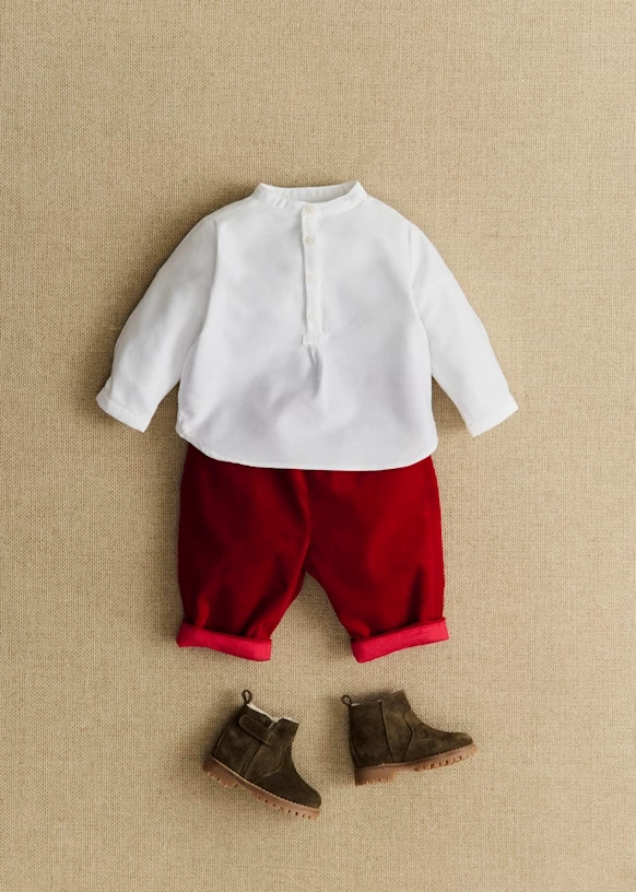 Pantalón Edgar - Crema 15 Pantalón Edgar - Crema