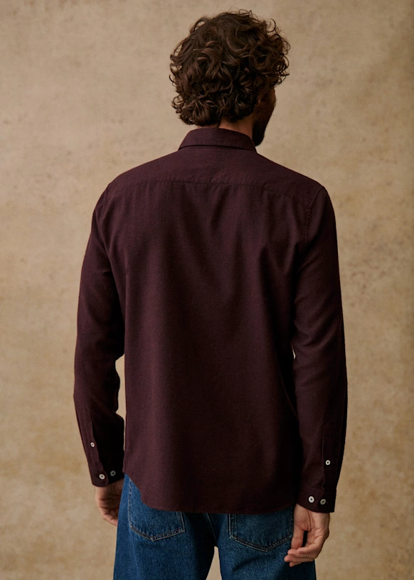 Camisa Charlie Franela - Azul Arcilla 15 Camisa Charlie Franela - Azul Arcilla