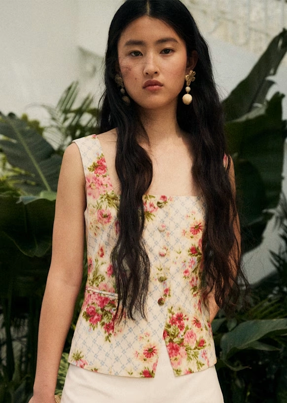 Zelinda Blouse - Sézane x Andion - Agosto Print