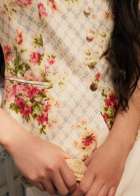 Zelinda Blouse - Sézane x Andion - Agosto Print