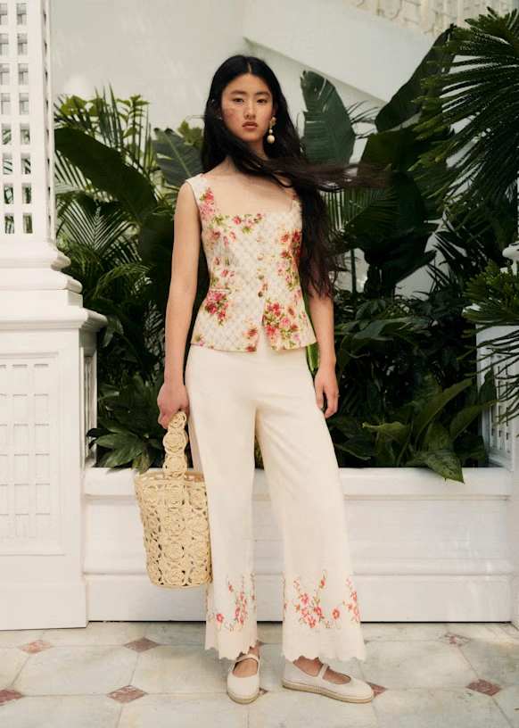 Zelinda Blouse - Sézane x Andion - Agosto Print