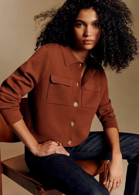 Betty Cardigan - Hazelnut