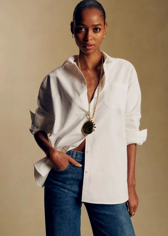 Max Shirt - Ecru Love Embroidery 22 Max Shirt - Ecru Love Embroidery