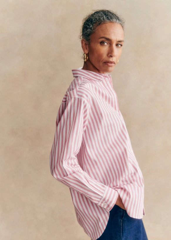 Max Shirt - Ecru Love Embroidery 56 Max Shirt - Ecru Love Embroidery