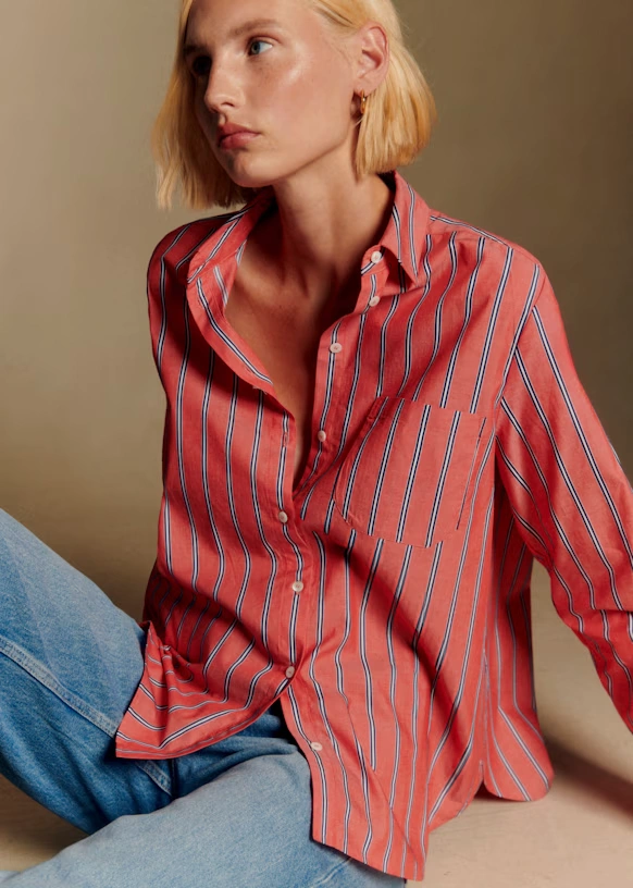 Max Shirt - Ecru Love Embroidery 60 Max Shirt - Ecru Love Embroidery
