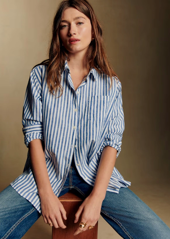 Max Shirt - Ecru Love Embroidery 81 Max Shirt - Ecru Love Embroidery