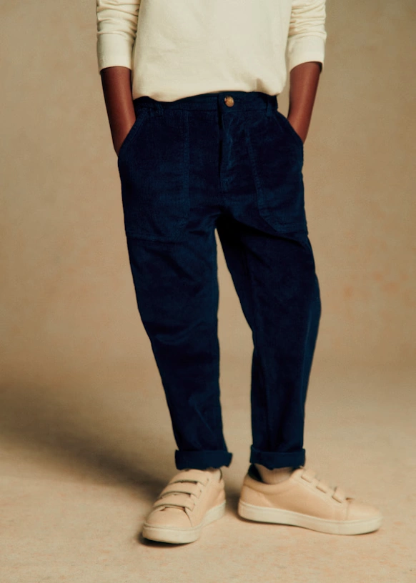 Gaby Trousers - Navy Blue 1 Gaby Trousers - Navy Blue
