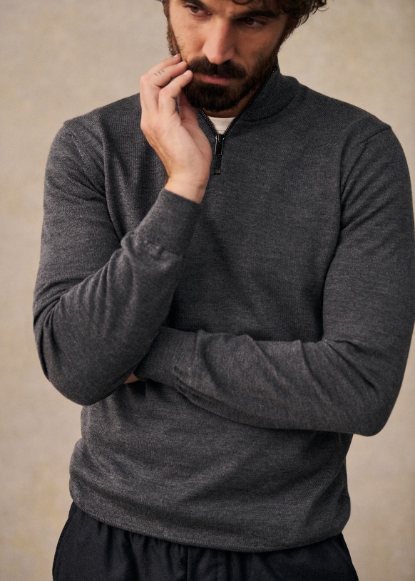 Matthis Sweater - Dark Mottled Green 11 Matthis Sweater - Dark Mottled Green