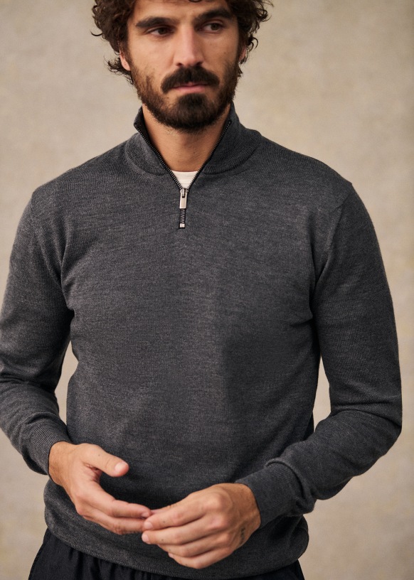 Matthis Sweater - Dark Mottled Green 13 Matthis Sweater - Dark Mottled Green