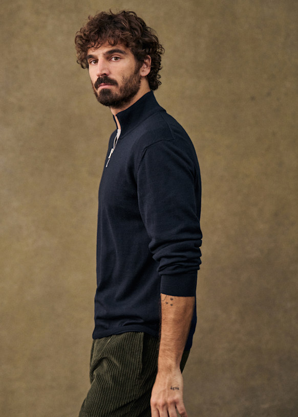 Matthis Sweater - Dark Mottled Green 32 Matthis Sweater - Dark Mottled Green