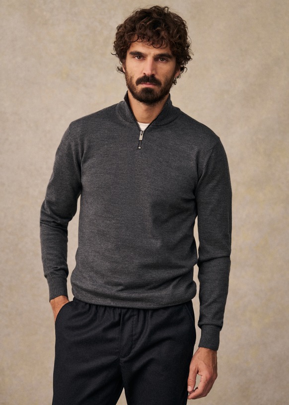 Matthis Sweater - Dark Mottled Green 8 Matthis Sweater - Dark Mottled Green