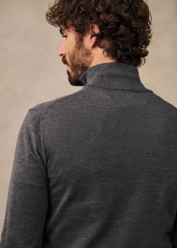 Matthis Sweater - Dark Mottled Green 9 Matthis Sweater - Dark Mottled Green