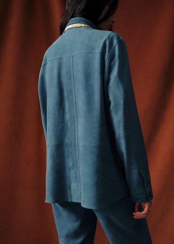 Will Jacket - Sézane x Baziszt - Beige with Primrose Ecru Embroidery