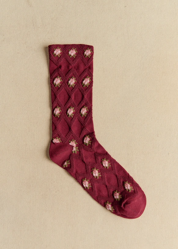 Calcetines Julia - Berenjena