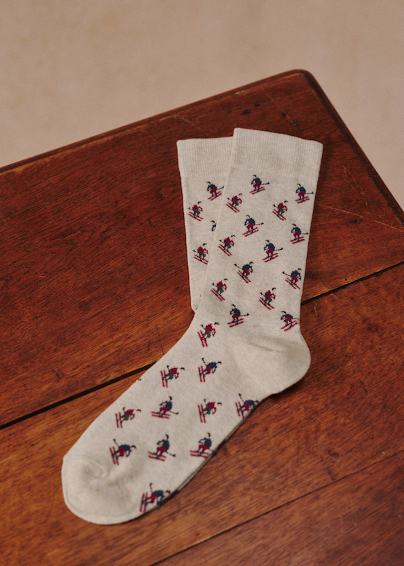 Skier Socks - Ecru