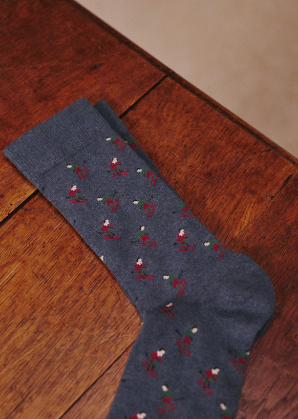 Skier Socks - Ecru